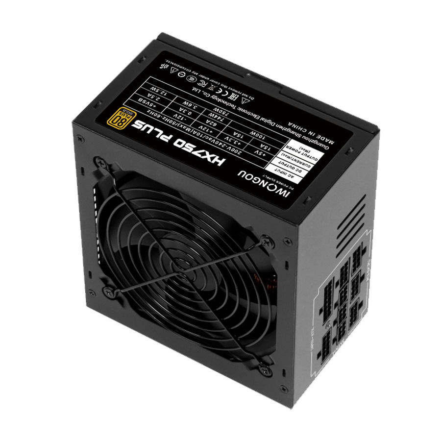 Iwongou Gold Medal 750W Active Pfc Desktop Computer Power Supply