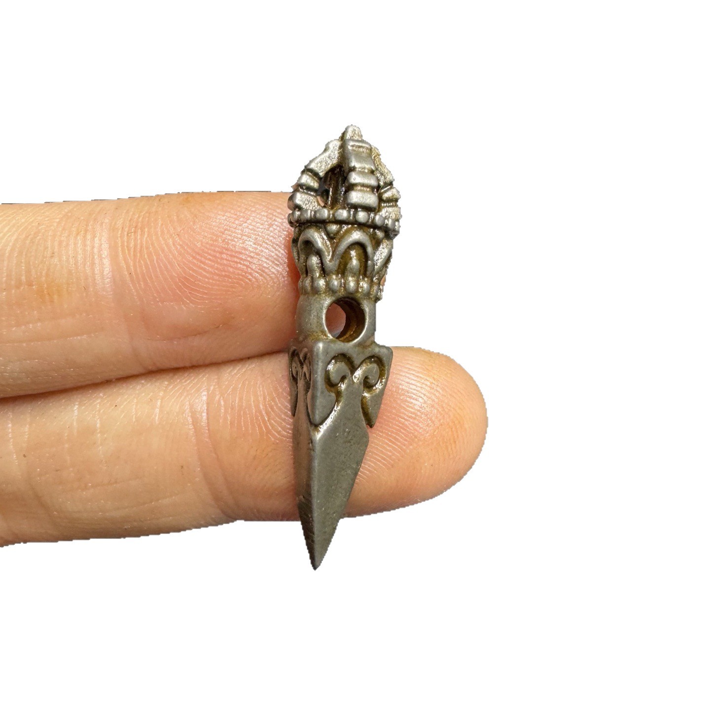 Xizang Handmade Retro Craft Diamond Pestle with Cloud Pendant Ethnic Style Toy Diamond Pestle