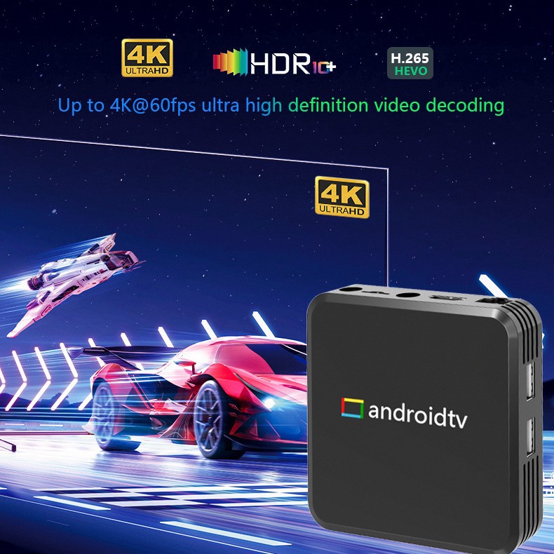 Androidtv Box Cross-Border Hd Network Set-Top Box 5g Wifi Tv Set-Top Box Network Player