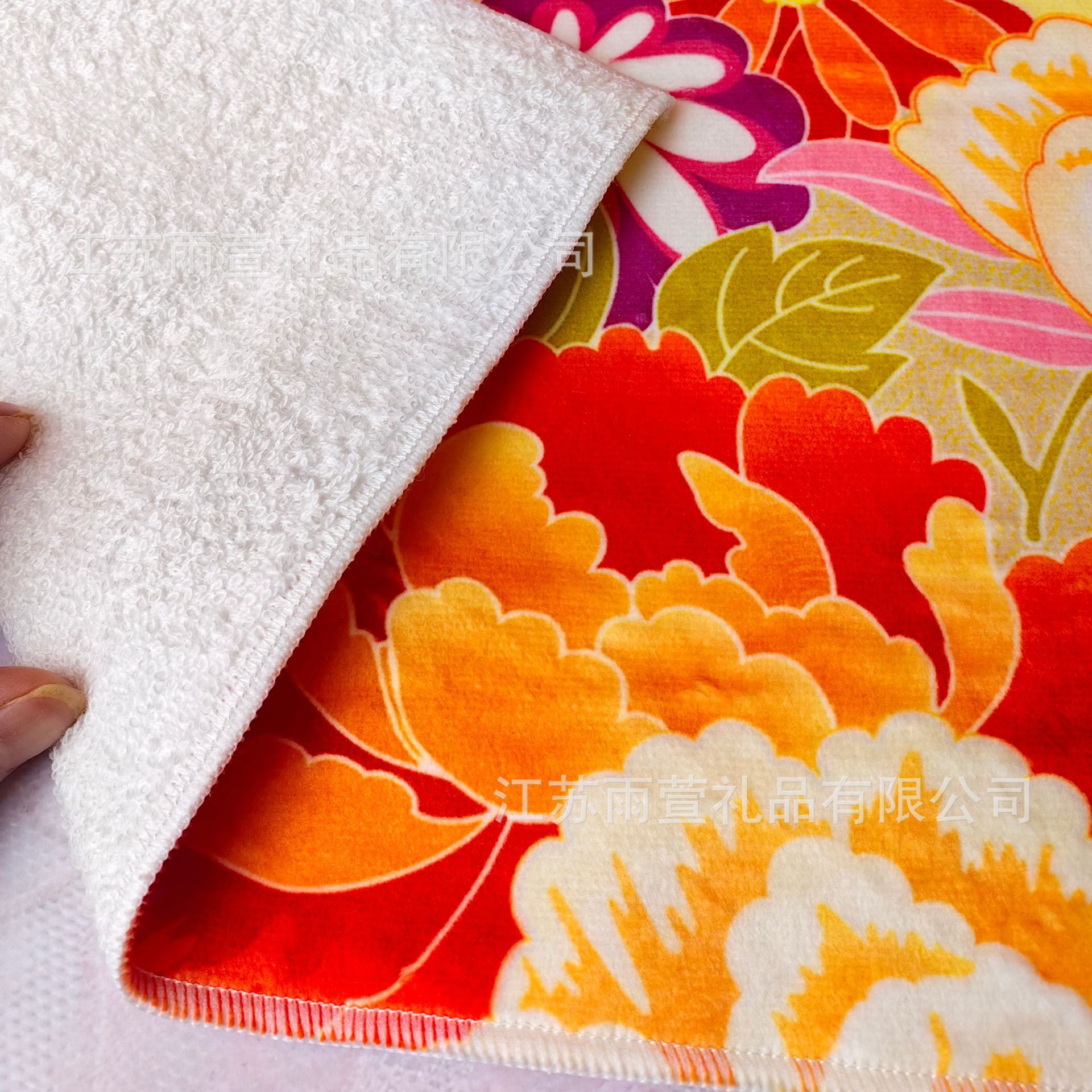 Фабричный заказ рекламного полотенца пляжного полотенца банного полотенца двустороннего бархатного быстросохнущего вафельного гольф-полотенца цифрового трансграничного