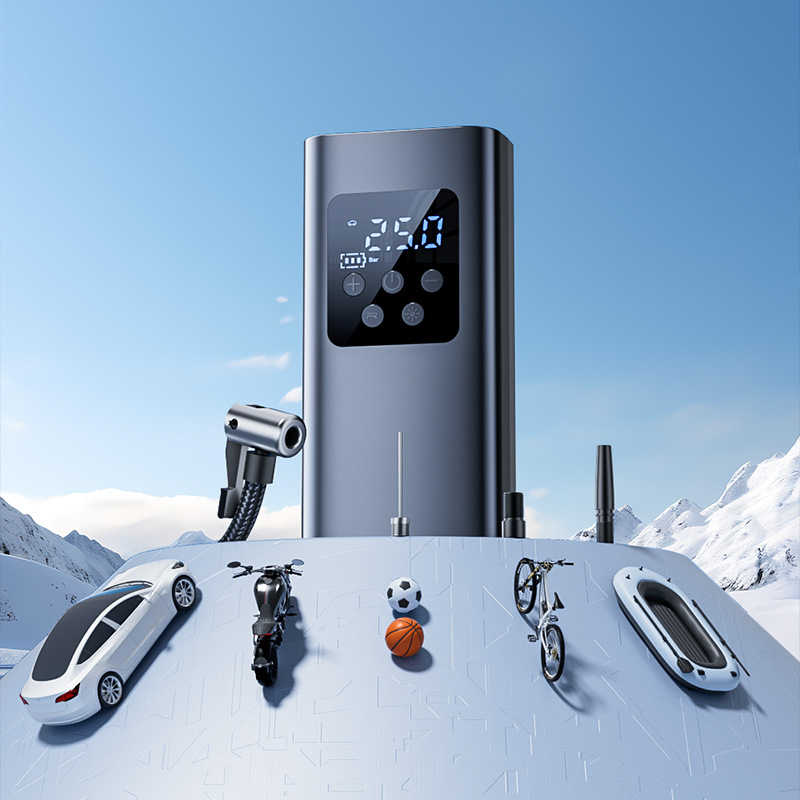 On-board air pump portable car tire electric car high-power high-pressure air pump cartridge car