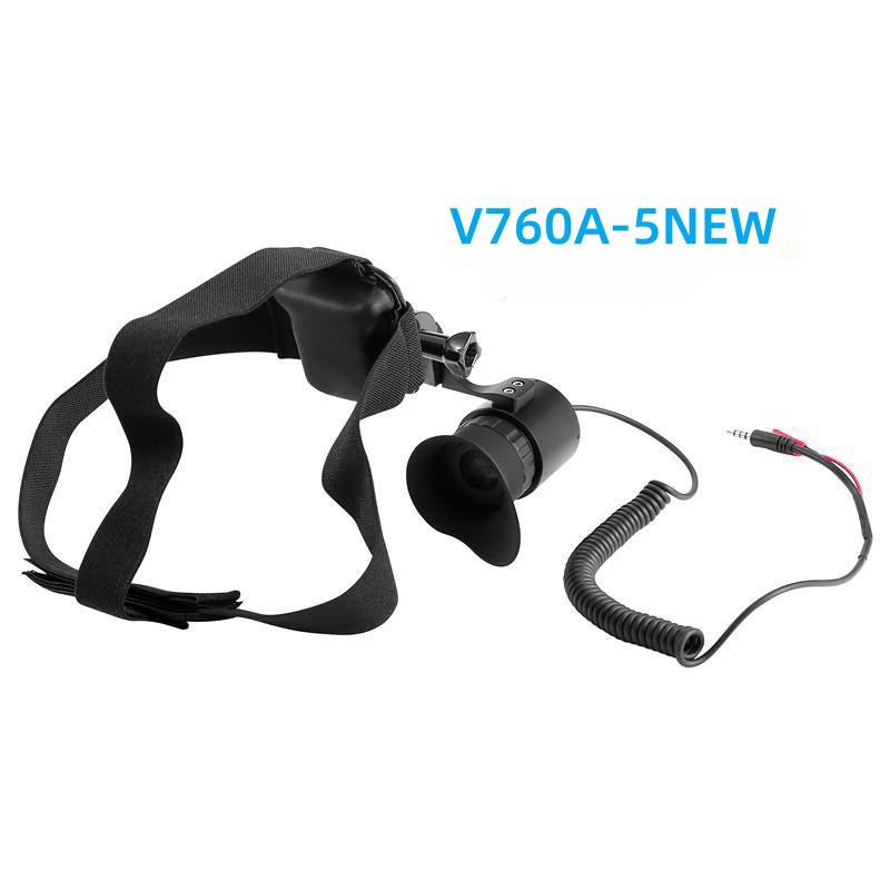 Model Aircraft DIY Head-Mounted Large-Screen High-Definition Oled Screen Display V760A-5New Supports Flexion and Brightness Adjustment