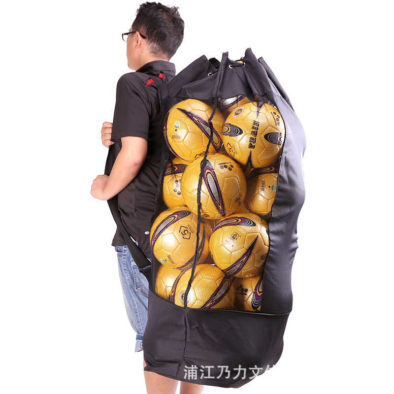 Factory large football bag basketball net bag big net bag football sports bag football storage bag