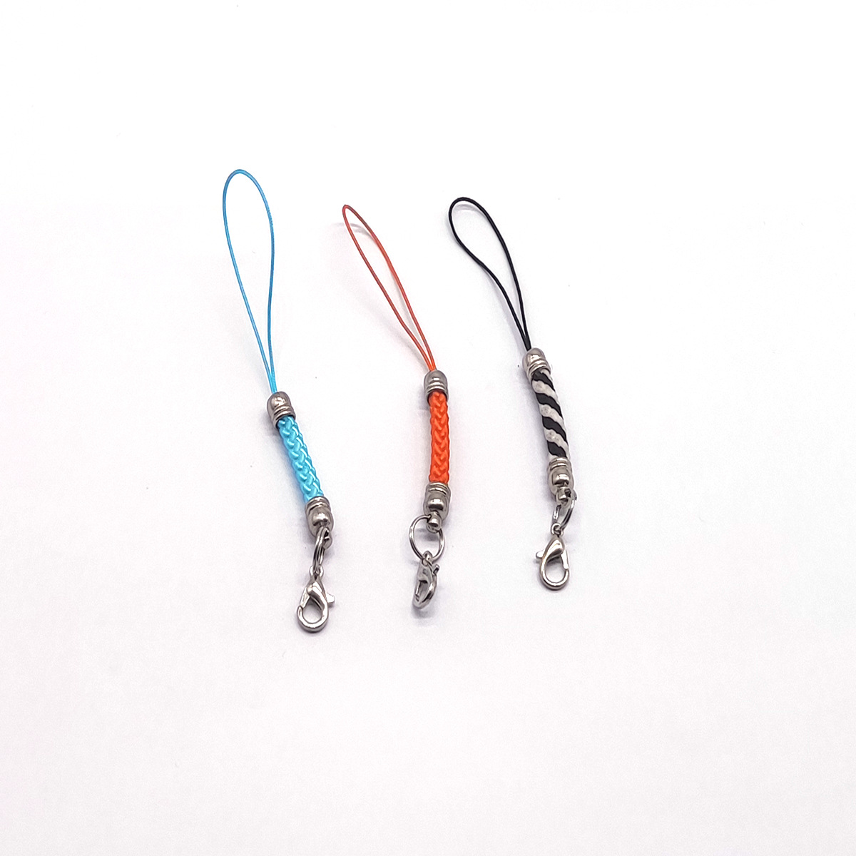 DIY Pendant Braided Rope Mobile Phone Lanyard Accessories Crown Head Mobile Phone Rope Jewelry Lobster Buckle Mobile Phone Rope Bell Now