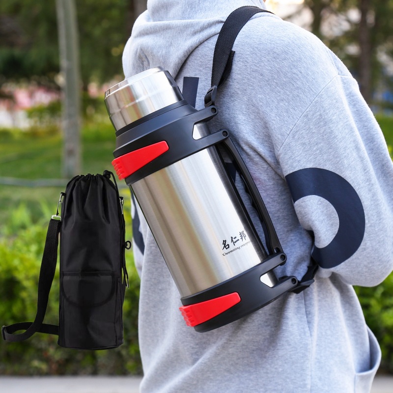 Thermos Cup Large Capacity 316 Stainless Steel Thermos Men's Outdoor Portable Car Kettle Household Travel Water Cup 5 Liters