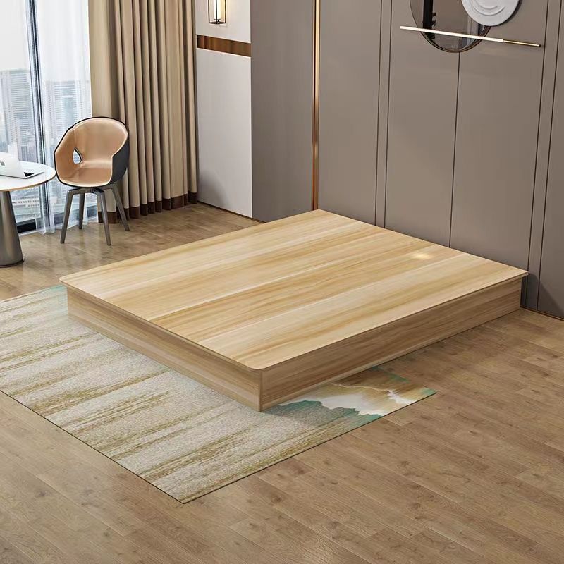 快捷宾馆酒店家具床箱床体出租屋无床头床榻榻米床架现代简约民宿