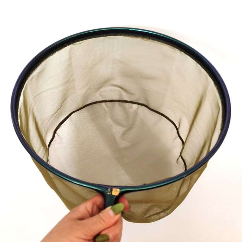 Quick-Drying Ultra-Light Fishing Net Head, Anti-Hanging, Quick-Change Cloth Net Head, Black Pit Fishing Net Head