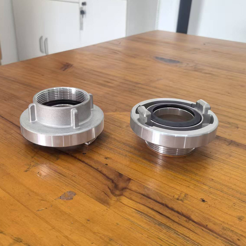 Fire Coupling External Teeth for Foreign Trade Export Hose Interface Fire Accessories Aluminum Interface German Coupling