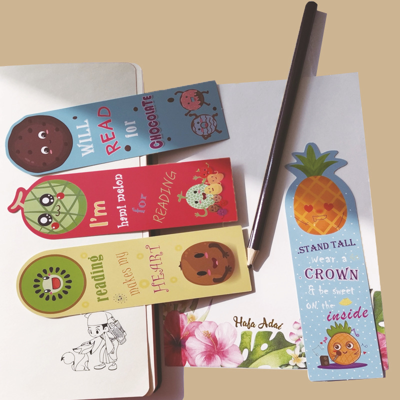 Cross-Border E-Commerce Scented Bookmarks, Special-Shaped Patterns, Children's Exchange Gift Bookmarks, Paper Scented Bookmarks in Stock