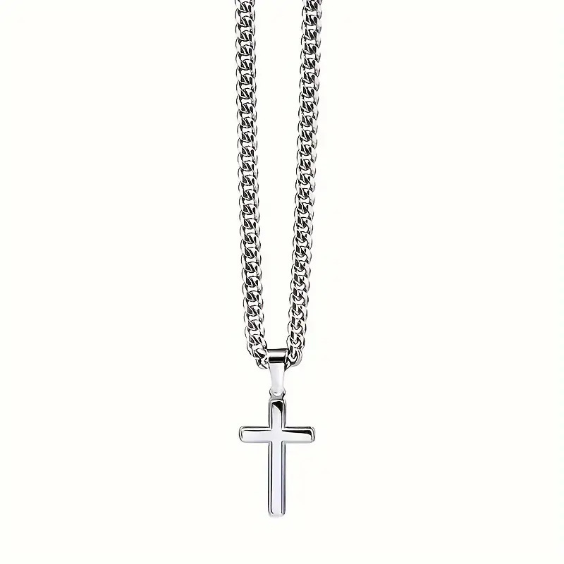 Amazon's New Stainless Steel "To My Son" Cross Pendant Necklace Christmas Gift with Gift Box Card