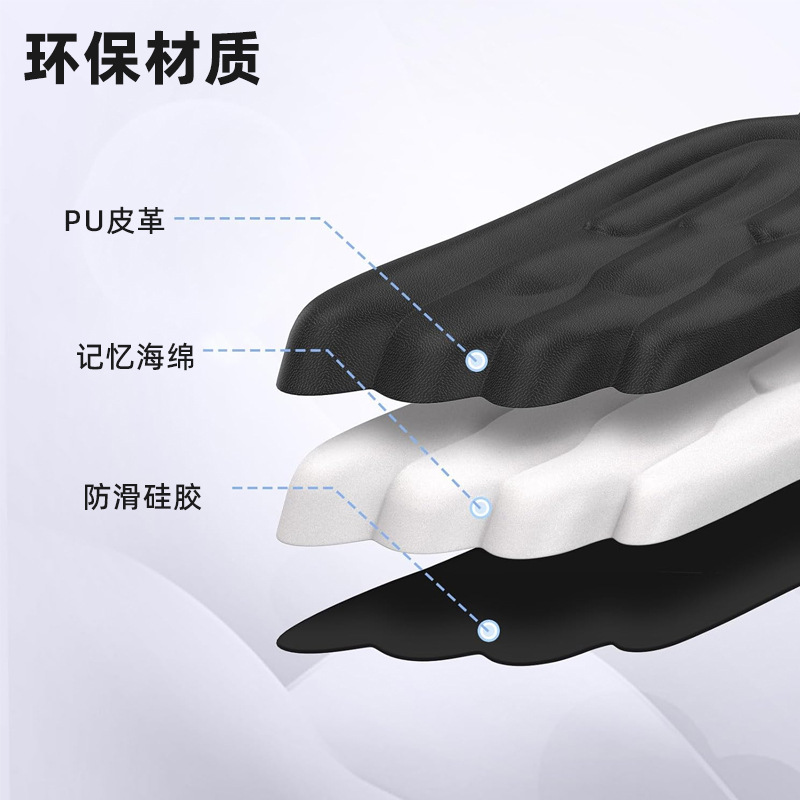 Cute Angel Wings Keyboard Hand Rest Desk Pad Creative Girls Office Non-Slip Silicone Large Wrist Keyboard Rest