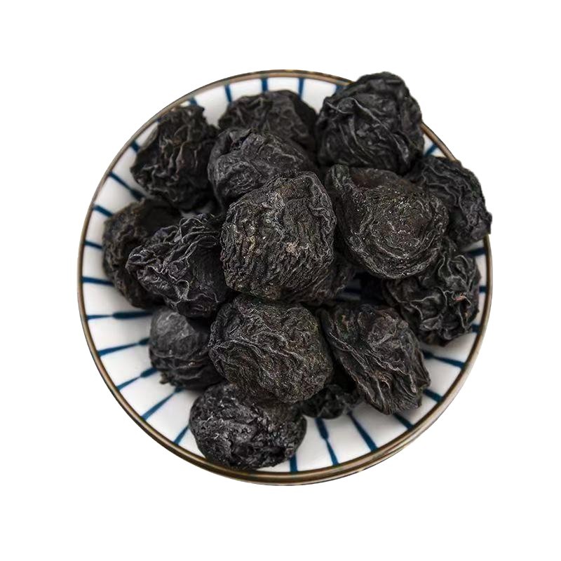 Authentic Chinese Medicinal Herb from Sichuan, Traditional Smoked Dried Plums for Medicinal Use, Dried Sour Plum Soup, Wholesale Dried Plums