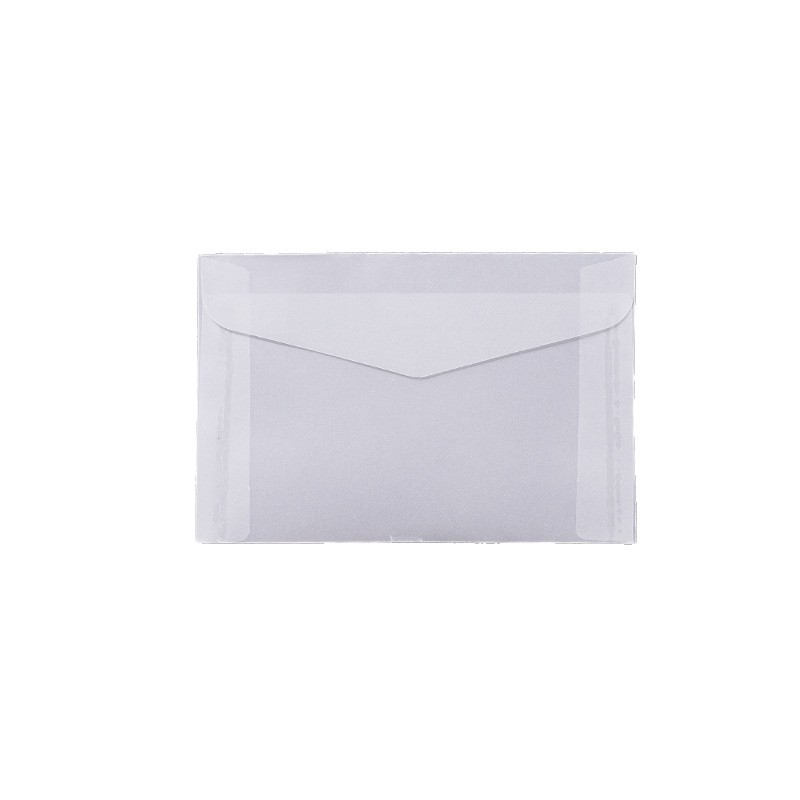 Ins Style Transparent Frosted Translucent Sulfuric Acid Paper Envelope Simple European Style Literary Postcard Business Invitation Letter Bag
