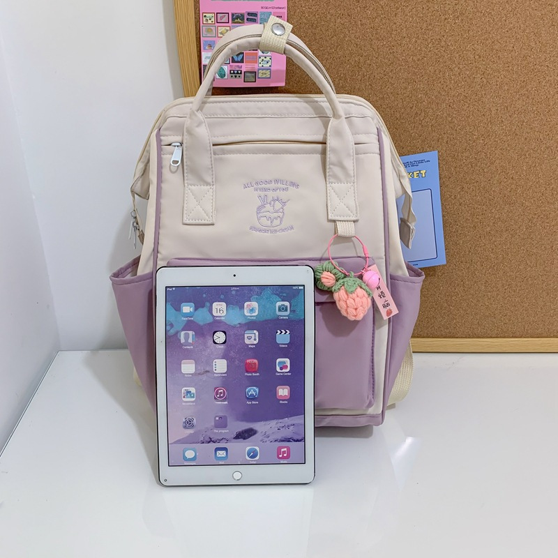 Lightweight Small Backpack Women's Backpack Small ins Style Small and Small Outgoing Waterproof Japanese Niche Shopping Bag