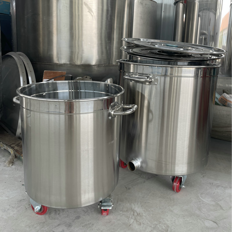 Manufacturer's Ready-Made Stainless Steel Cylinder, Chemical Storage Mobile Stainless Steel, Paint and Coating Mixing and Dispersion Barrel