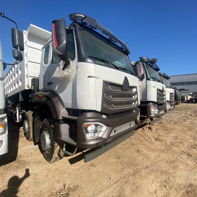 Cross-Border Export of Sinotruk Howo Rear Eight-Wheel Dump Truck Howo Haohan Ready-Made Vehicle 371 Horsepower 8X4 Dump Truck