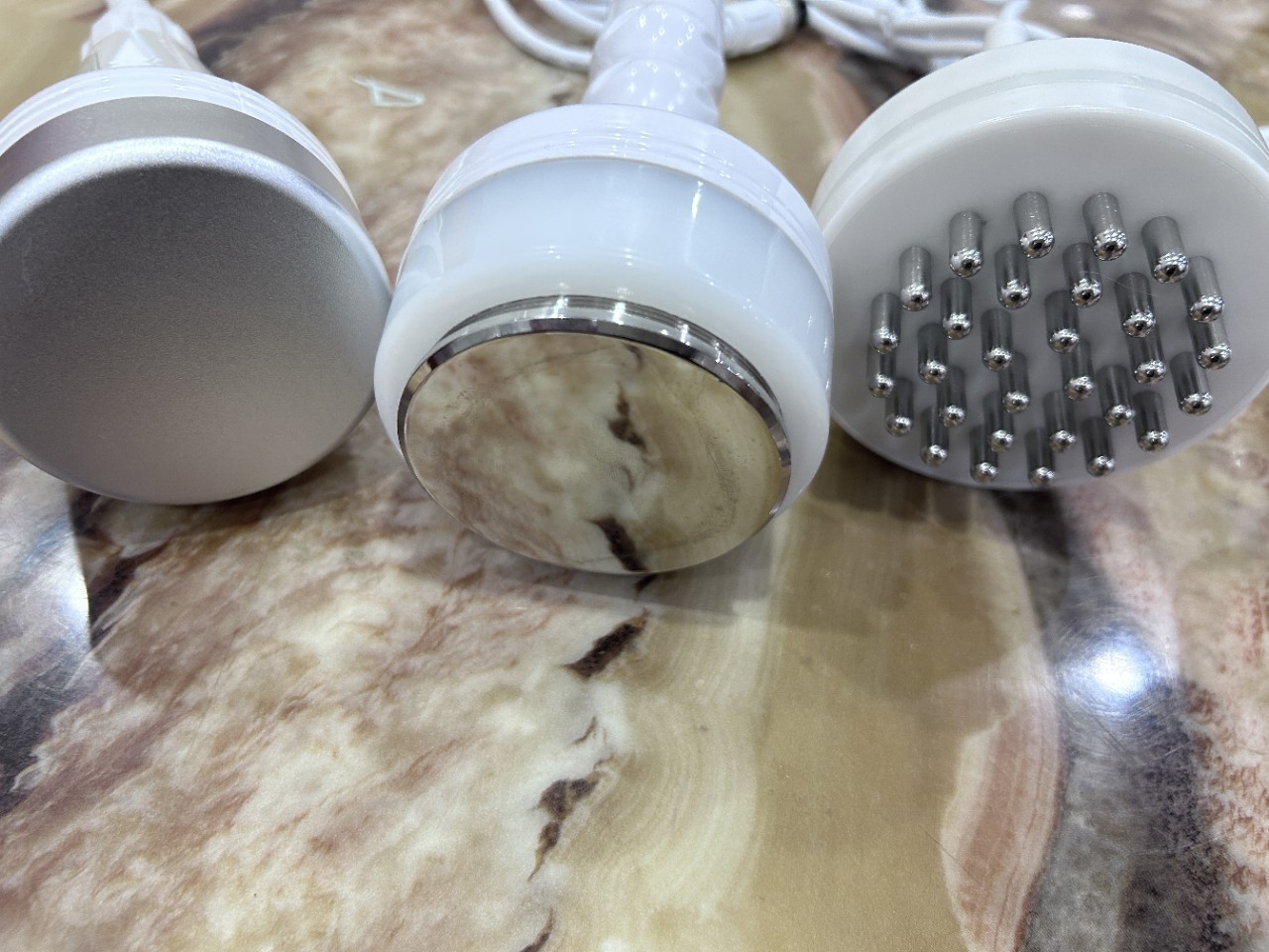 Negative pressure head Meridian brush magnetic energy vibration head 120K Sonic head 5d carved instrument beauty instrument weight loss fat burst handle