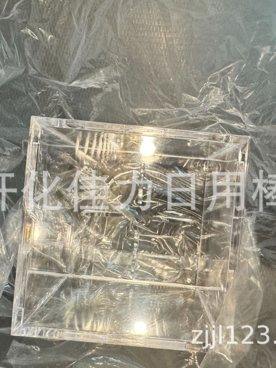 Baseball box transparent pvc plastic material similar to acrylic removable repeated use packaging exquisite high