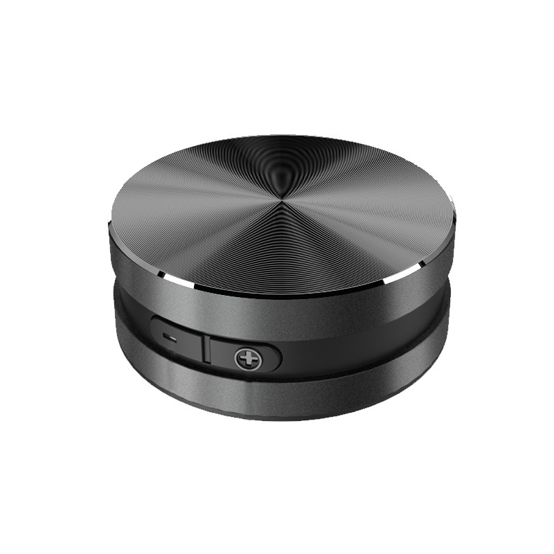 Tm001 New Bone Conduction Bluetooth Speaker Metal Shell with Suction Cup Black Technology Resonance Speaker