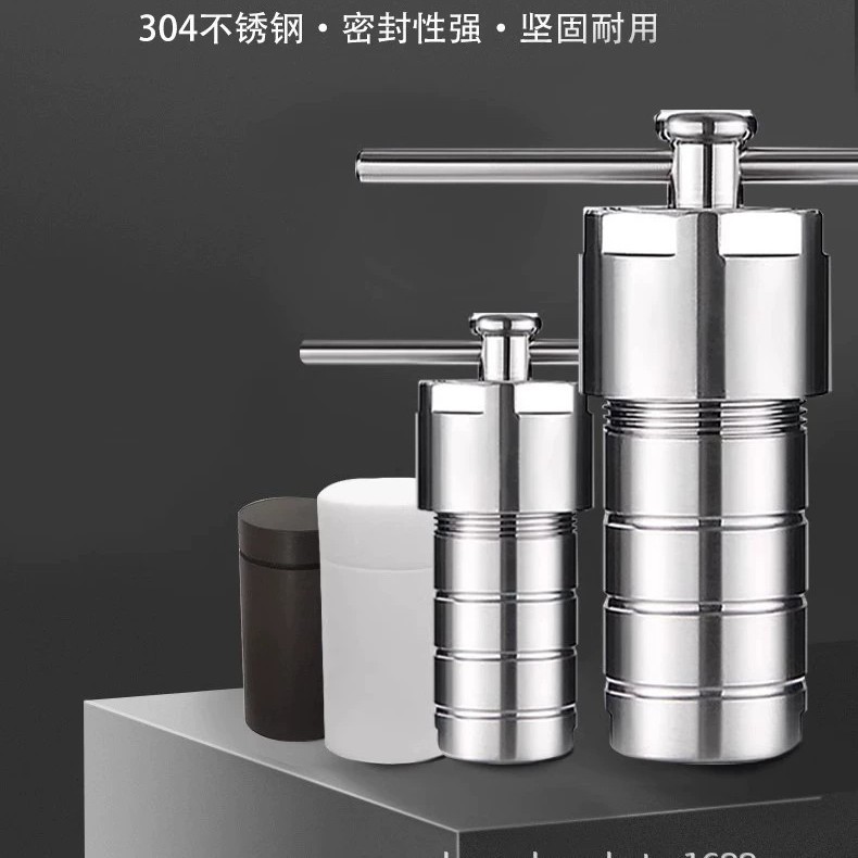 Stainless Steel Hydrothermal Synthesis Reactor Digestion Tank Hydrothermal Reactor 25ml Ptfe Lined Complete Set
