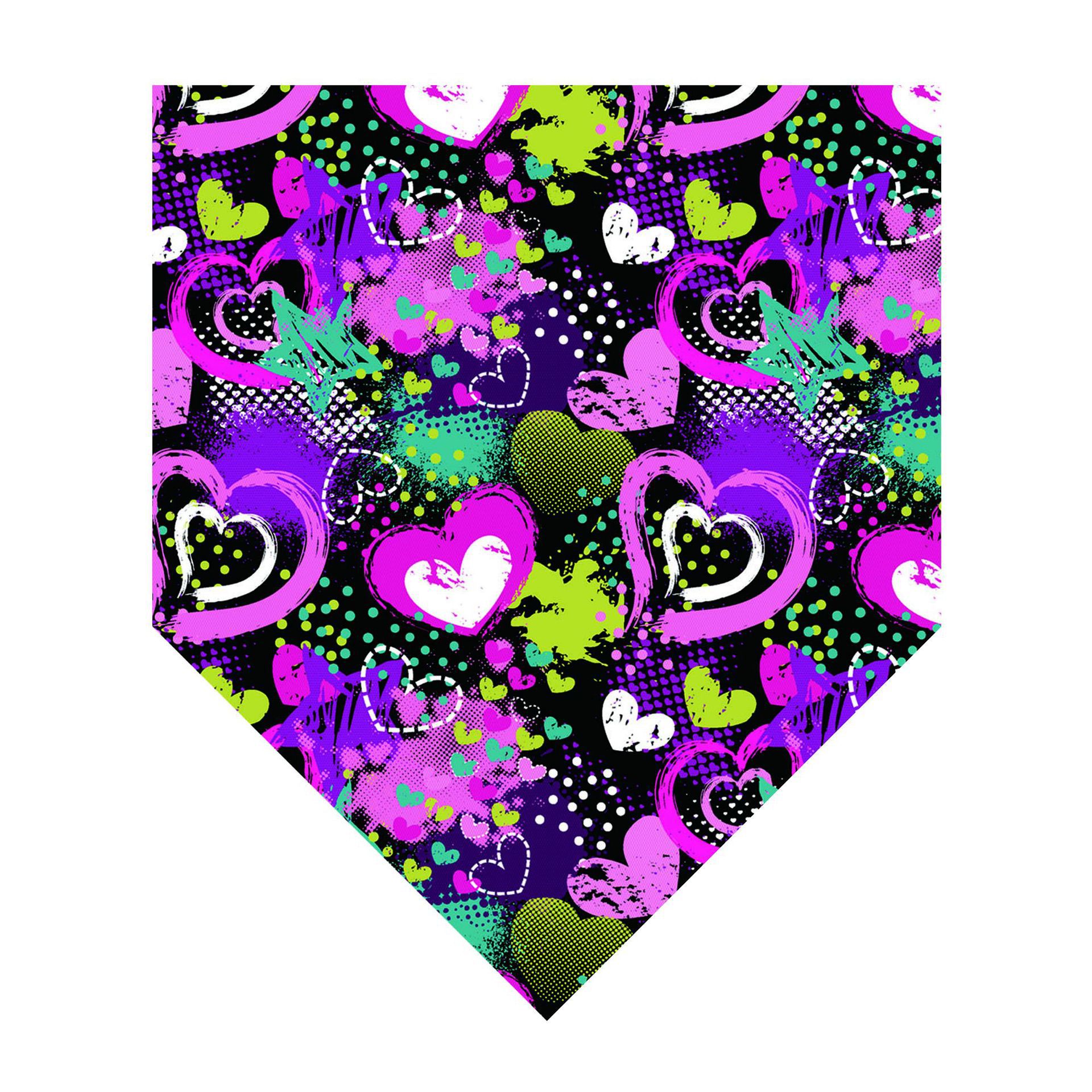 Cross-Border Valentine's Day Pet Saliva Towel Pet Bib Saliva Towel Dog Saliva Towel Pet Bib Manufacturer Wholesale