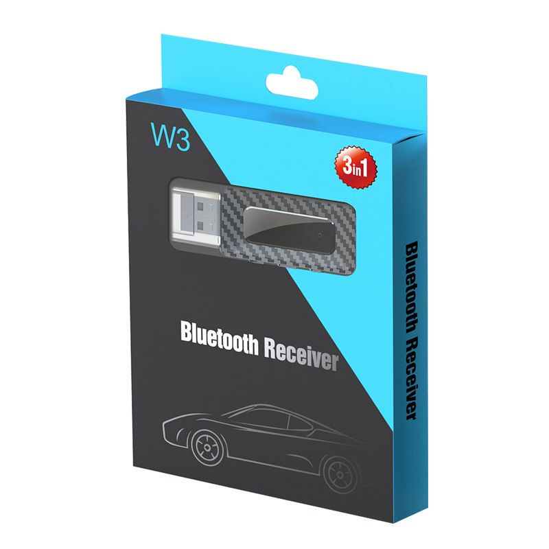 Cross-Border New Car Receiver Fm Transmitter Audio Adapter Wireless Bluetooth Receiver Wholesale