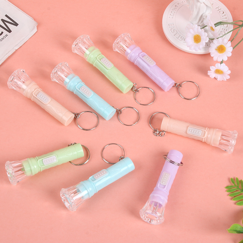 Mini Flashlight Pendant Portable Household Small Flashlight Children's Luminous School Activity Prizes Small Gifts Manufacturer