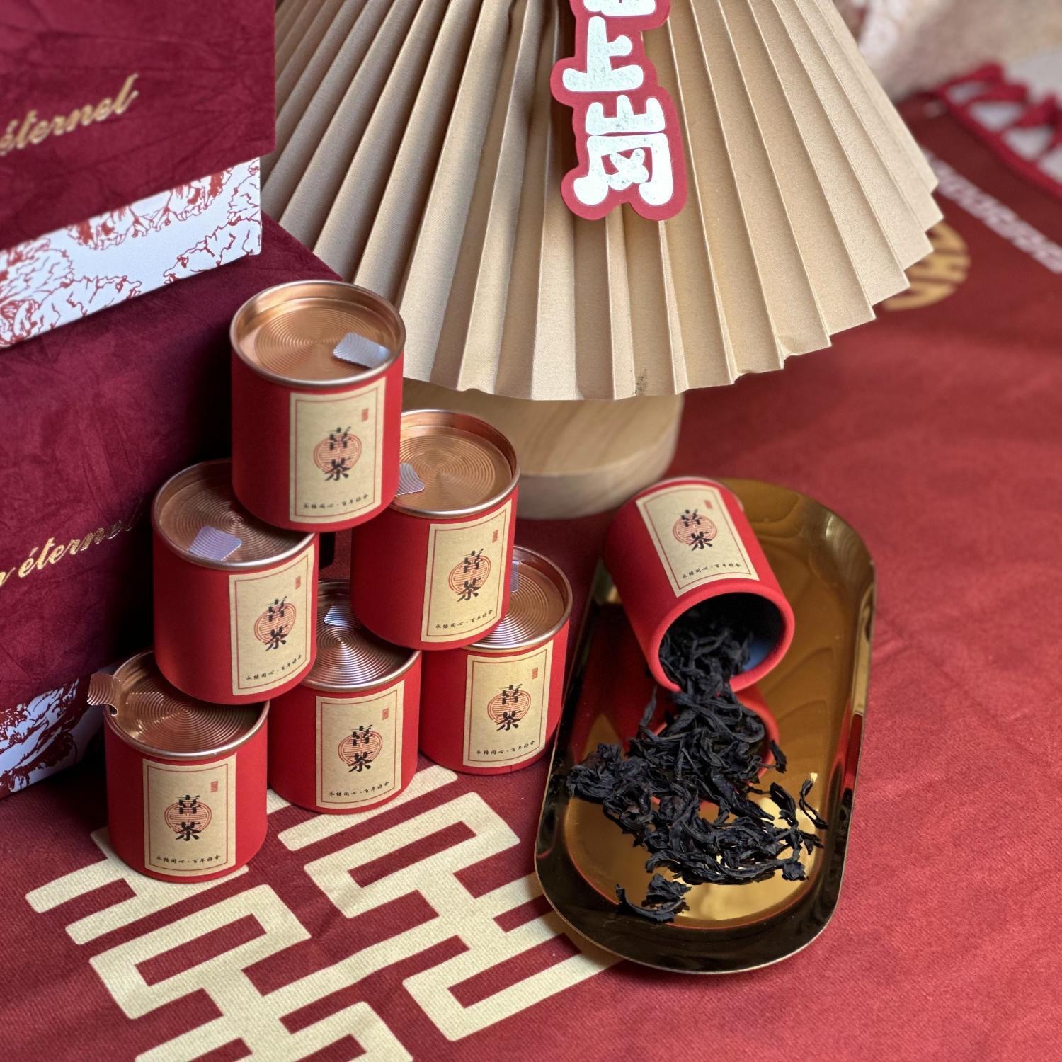 Hitea Wedding Wedding Bridesmaid Souvenir Tea Decoration Black Tea Small Gift High-End Practical Item Dahongpao