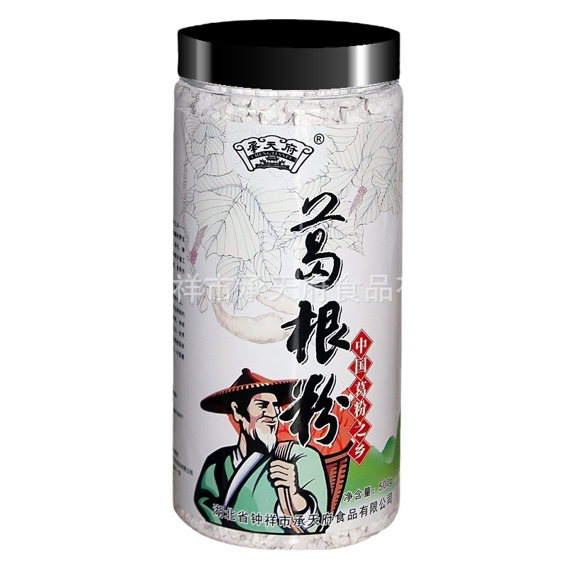 Chengtianfu Wild Pueraria Powder 500g Commercial Pure Natural Zhongxiang Specialty Handmade Authentic Farm Pueraria Powder Wholesale