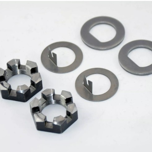 2 suit 1 inch axle nut kit for trailers, RVs and boats