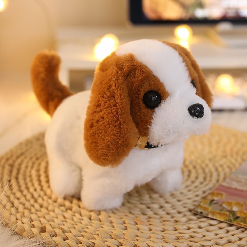 Customized Plush Electric Dog Cute Toy That Can Run, Bark, Nod, Wag Its Tail, and Relieve Stress
