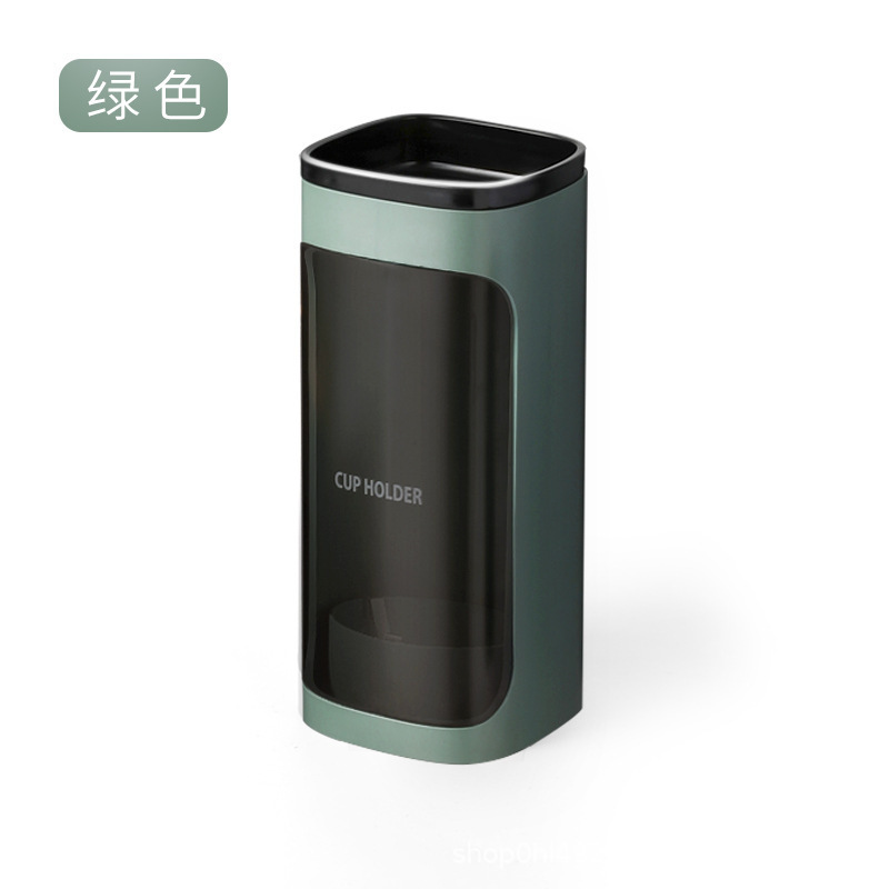 Paper Cup Holder Household Disposable Cup Automatic Cup Dispenser Water Dispenser Cup Holder Punch-Free Water Cup Holder
