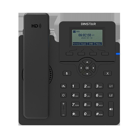 Dingxin Tongda Dinstar C60S/C60SP IP Phone SIP/IP Network Phone POE with Wall Hanging