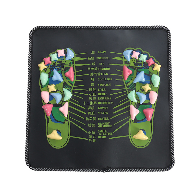Health Road square stone road foot massage pad massage foot pad Stone Road foot massager