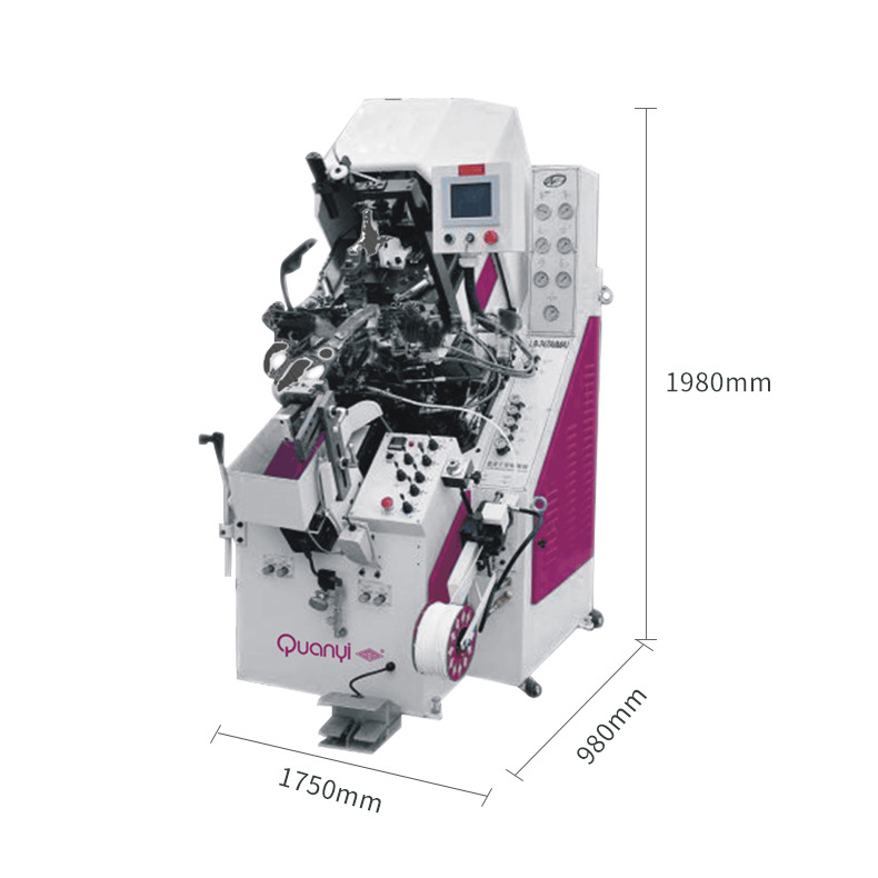 Shoe production line full-automatic oil pressure front help machine gluing slippers machine pressing bottom machinery equipment factory assembly line
