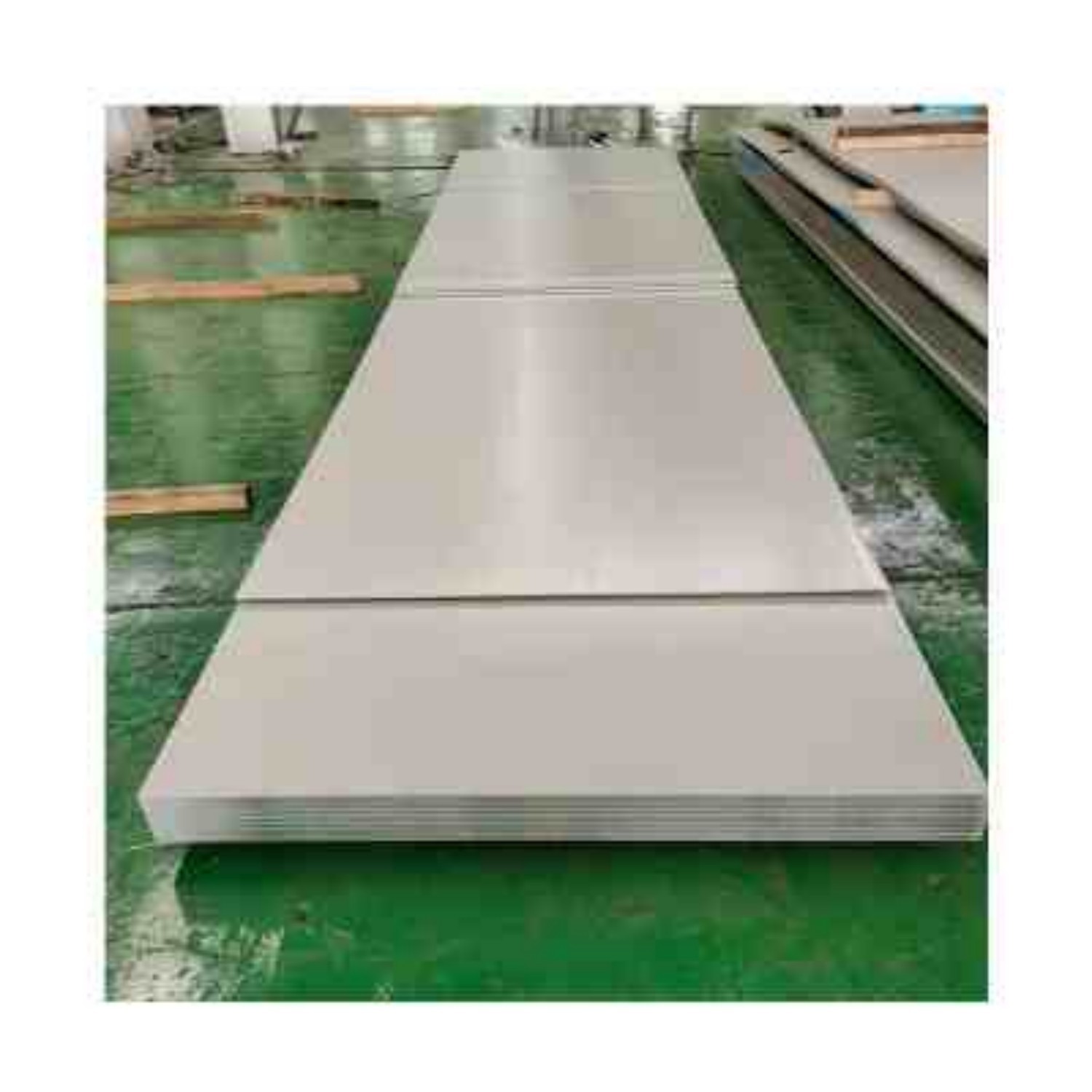 201304 Stainless Steel Flat Sheet 2B Surface Slitting Material 03-05mm Thickness Metal Curtain Wall Engineering Material