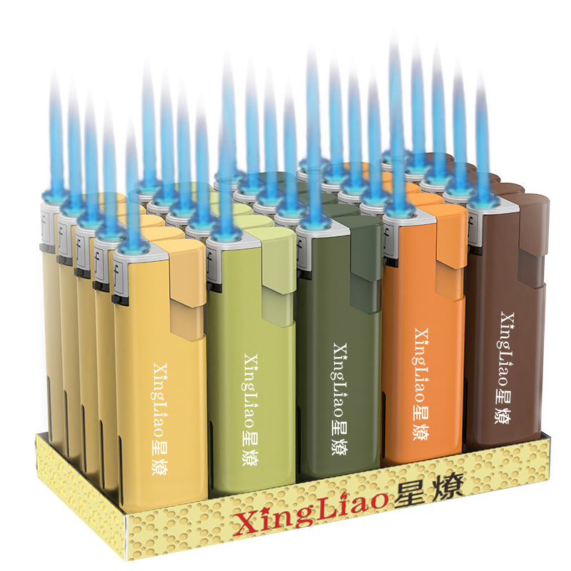 Lighter manufacturers wholesale custom advertising logo grinding wheel open flame disposable windproof lighter custom lettering