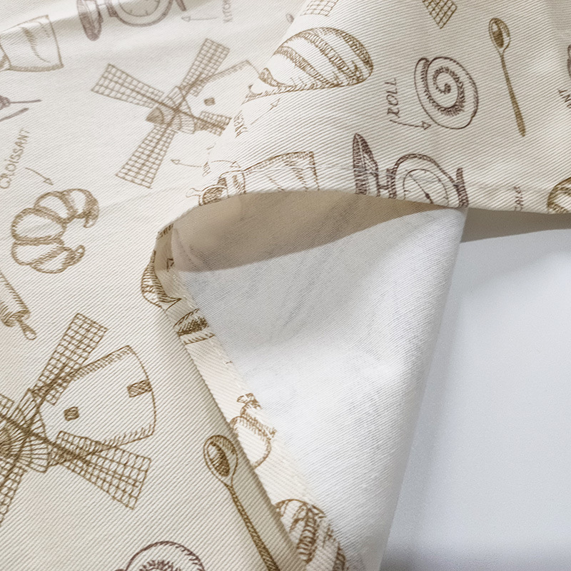 European and American Light Luxury Style Pure Cotton Tea Towel Supply Plant Flower Pure Cotton Tea Towel Kitchen Towel Cushion Cloth Foreign Trade Fabric Tea Towel