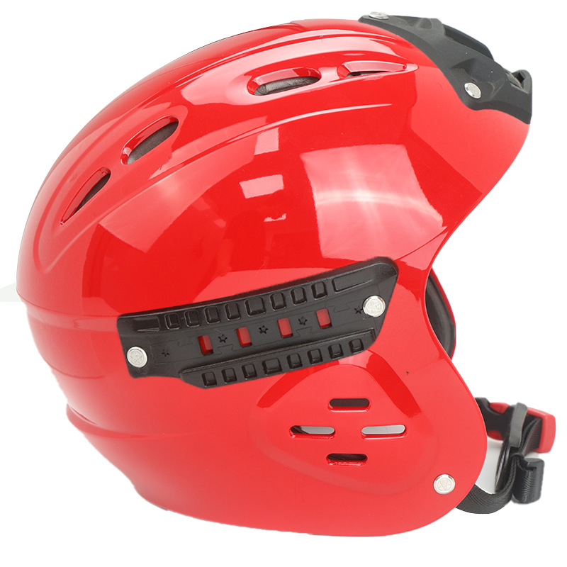 Anti-Flood Head Protection, Flood Prevention and Rescue Helmet, Professional Protection Rafting and Joint Defense Full-Face Helmet, Boat Water Rescue Helmet