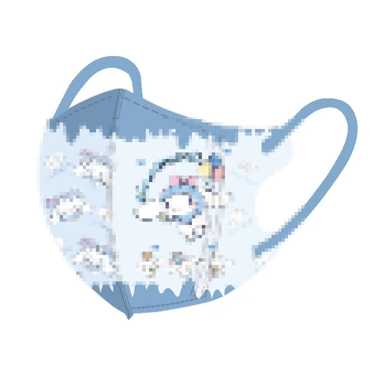 New independent packaging 3-14 years old school special three-layer children 3d jade Gui dog stereo cartoon mask kulomi