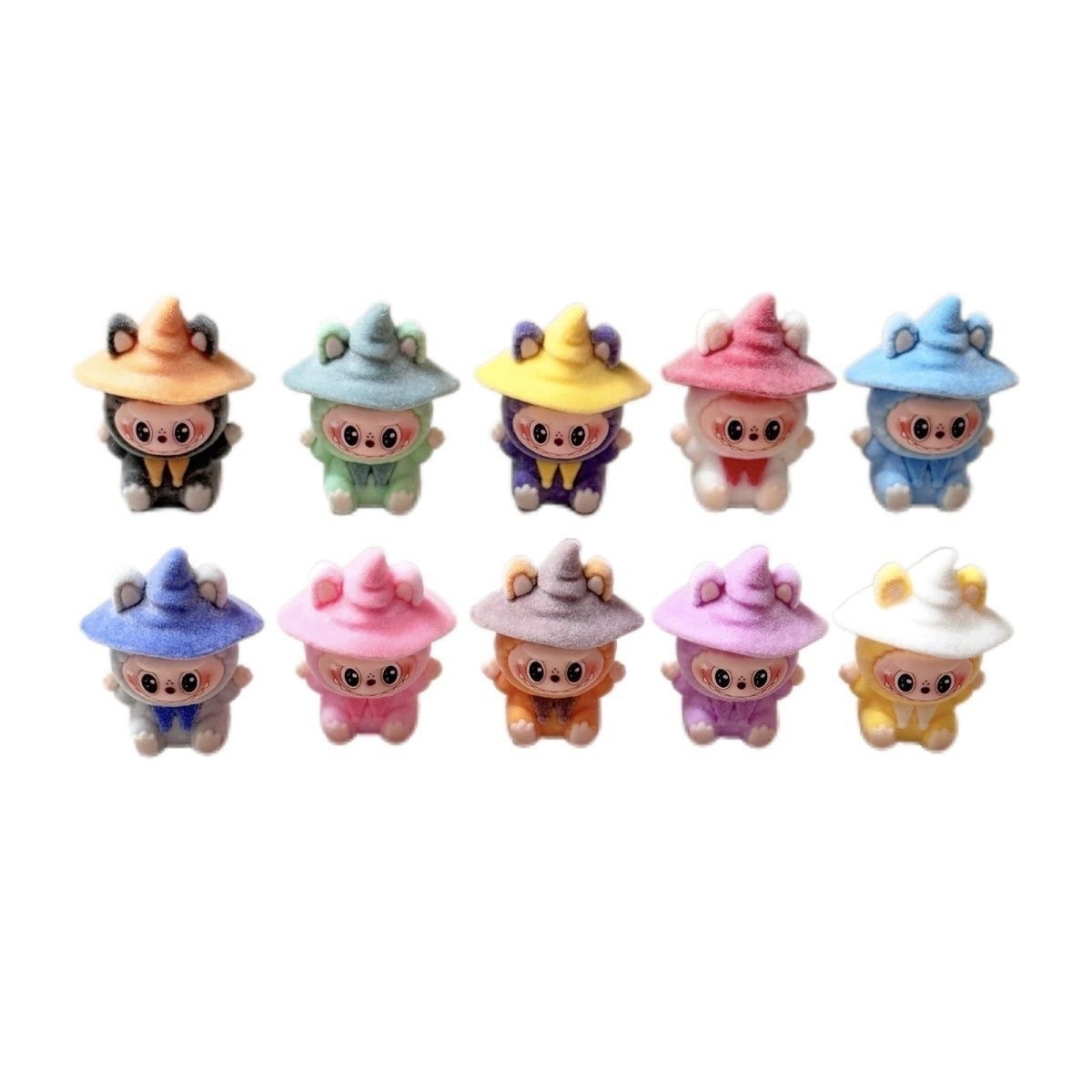 Flocked Plush Cartoon Figurines Blind Bag Gift Series Models Trending Online Hot-Selling Accessories Wholesale Blind Bags