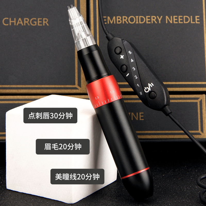 Tattoo Eight-Gun Machine Instrument Genuine Lip Tattoo Eight-Swordsman Tattoo Machine Eyebrow Tattoo Machine Anesthesia-Free All-In-One Machine