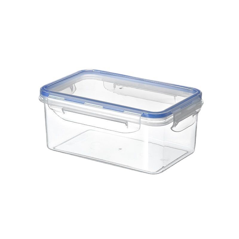 Food Grade Kitchen Refrigerator Preservation Box Microwave Heat Resistant Plastic Lunch Box Fruit Storage Box Rectangular Sealed with Lid