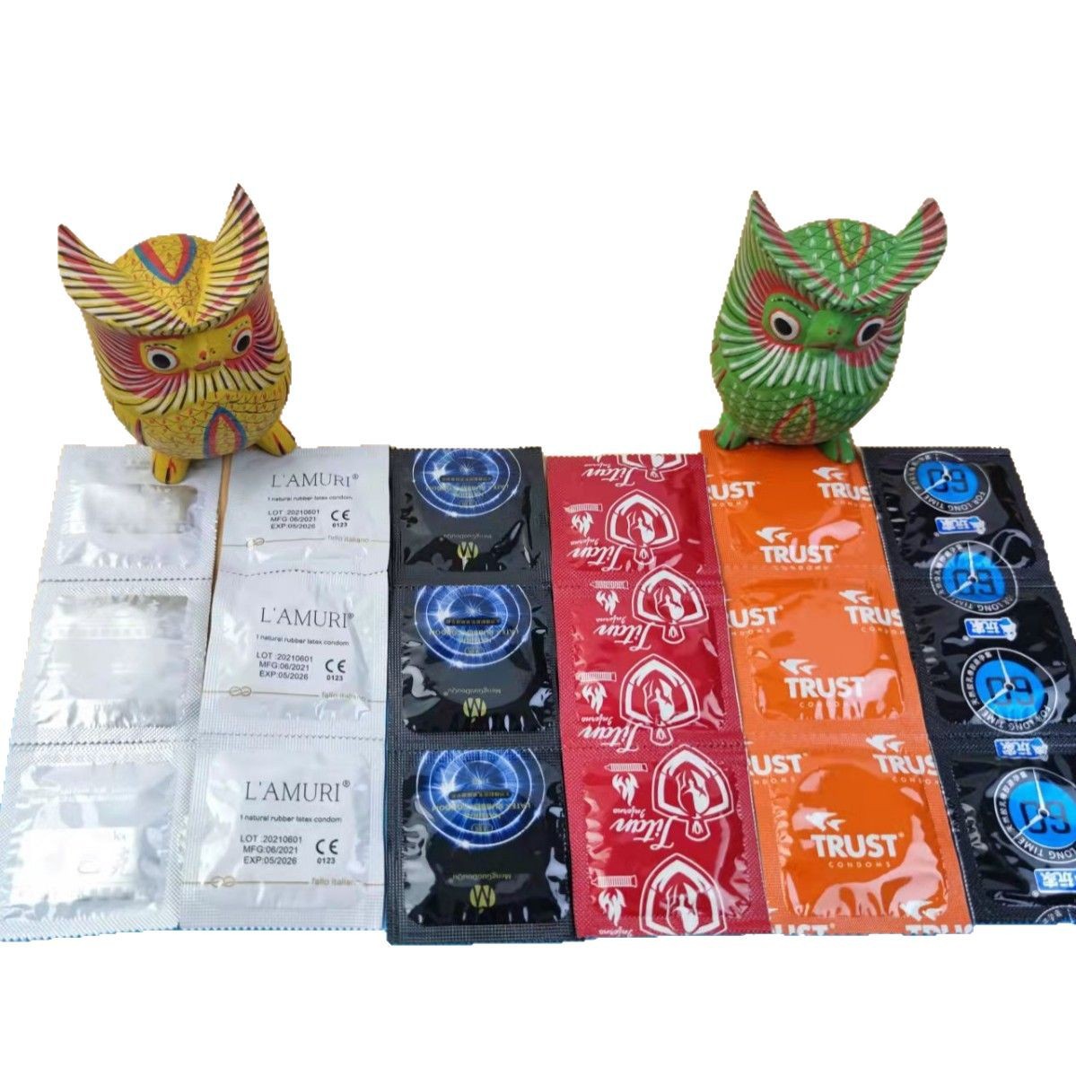 Loose Condoms for Men, Family Planning Supplies, Low-Price Disposal of Adult Contraceptives for Couples, Random Style Condoms
