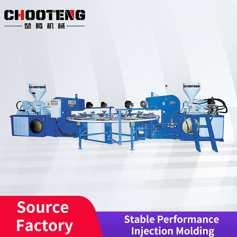 Машина для производства подошв из ТПР двухцветная