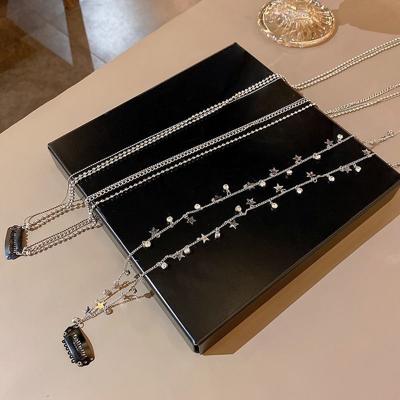 Цепочка для волос Li Qin в том же стиле плетеная головная убор для хвоста украшенные аксессуары для волос заколка звезда заколка веревка цепочка одноразовая доставка