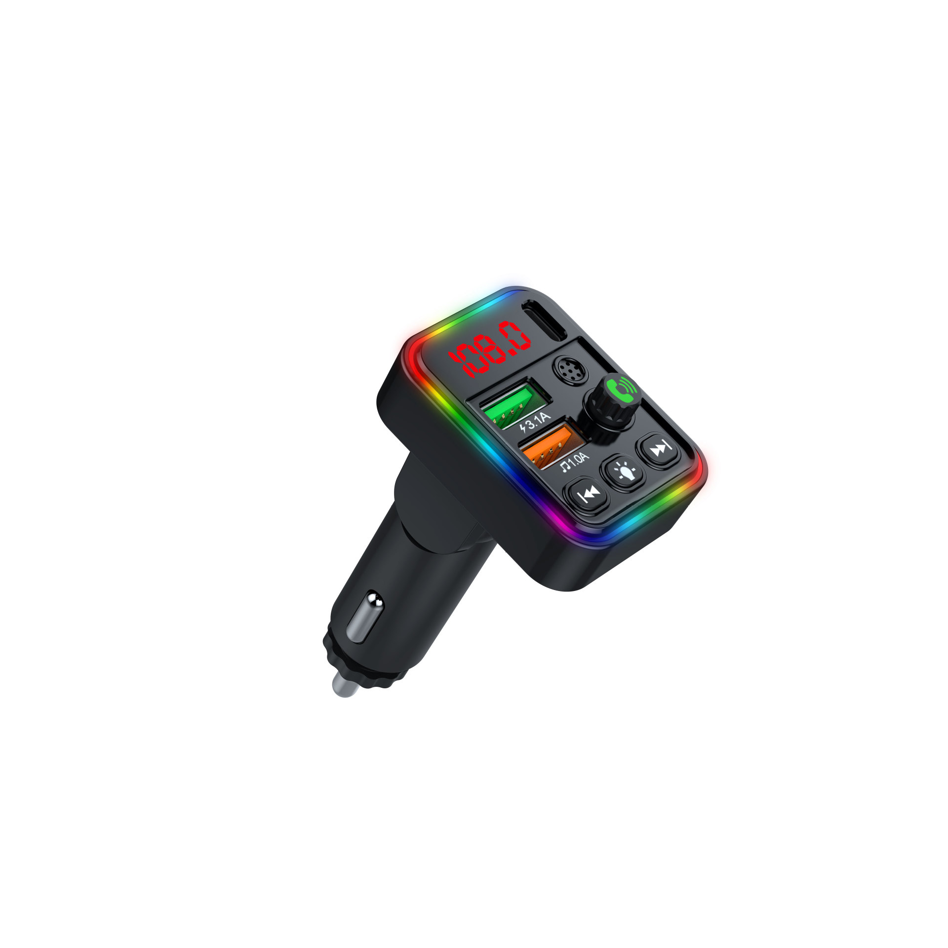 Car Bluetooth MP3 Player P19 Smart Call One Button Answer/Hang up AV Navigation Car MP3