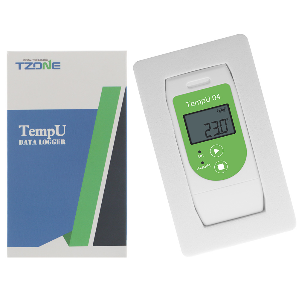 Tempu 04 USB temperature data recorder temperature recorder 32,000 capacity PDF report recorder