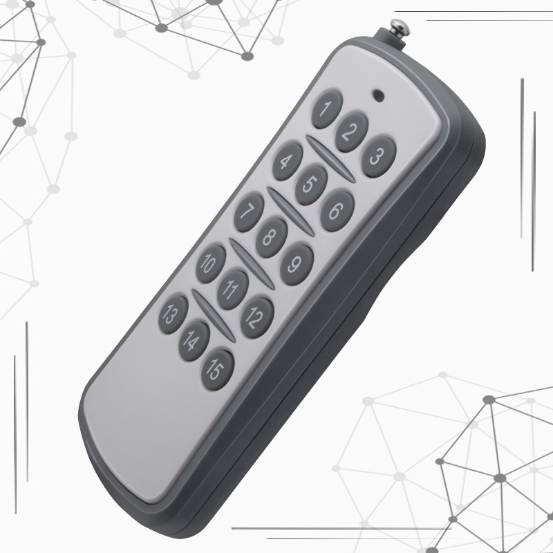 12-key high-power fixed code remote control 15-key learning code light switch remote control stage light remote control