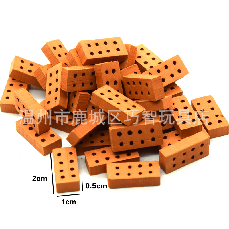 1 to 16 model small brick mini simulation building brick DIY micro landscape House Toy Amazon AliExpress